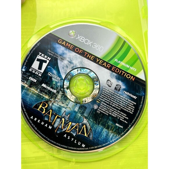 Batman: Arkham Asylum - Game of the Year Microsoft Xbox 360 2010 CIB TESTED - Picture 5 of 6